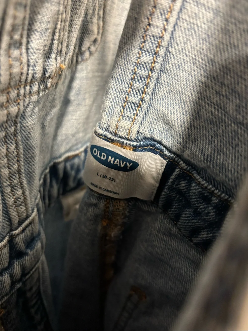 Old Navy Light Blue Denim Overalls Romper